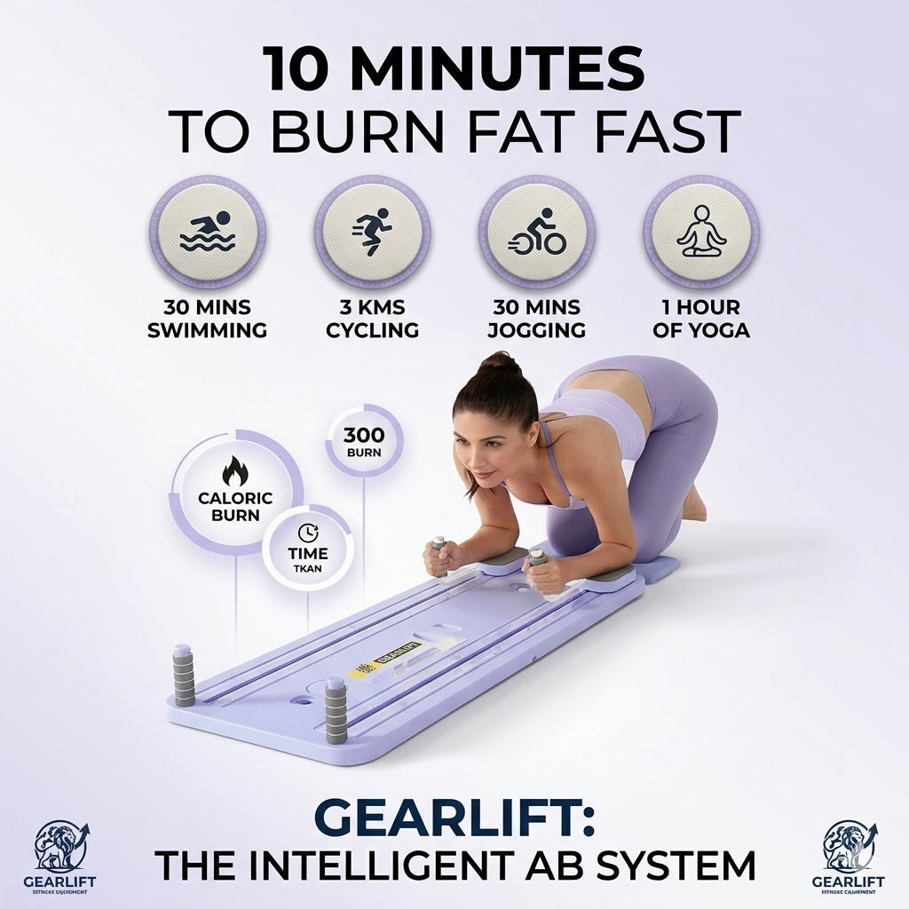 TerraGym Pilates Board - Tabla Multifuncional de Ejercicio con Bandas de Resistencia